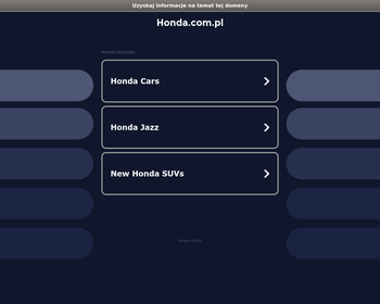 Honda Poland Sp  z o o_