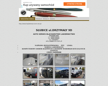 Auto-Service Blacharstwo Lakiernictwo Ryszard Hop_