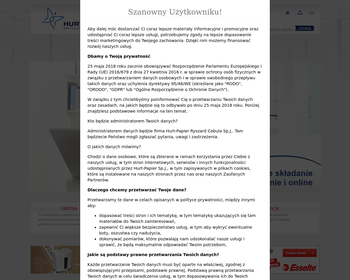 Hurt-Papier  Ryszard Cebula sp j  Biuroserwis  Artykuły biurowe i papiernicze_