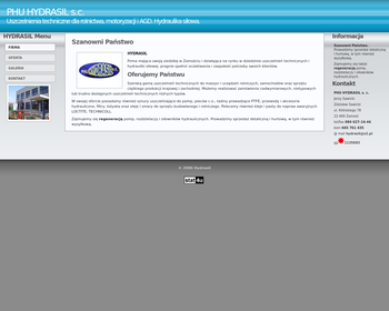Hydrasil - uszczelnianie techniczne_ hydraulika siłowa