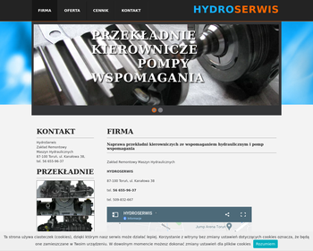 Zakład Remontowy Maszyn Hydraulicznych HYDROSERWIS Marek_