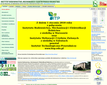 IBMER Instytut Budownictwa_ Mechanizacji i Elektryfikacji Rolnictwa