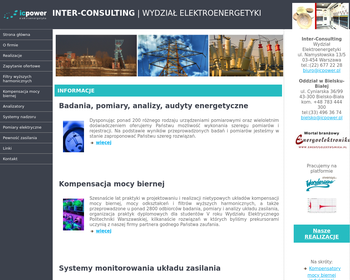 INTER-CONSULTING Wydział Elektroenergetyki_
