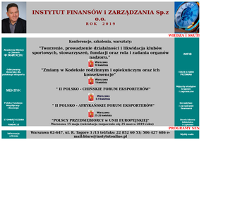 Instytut Międzynarodowych Finansów i Bankowości Sp  z o o_