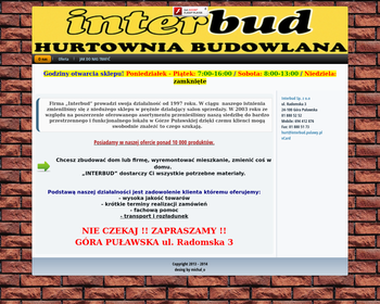 Interbud Sp  z o o  Materiały budowlane i wykończeniowe_