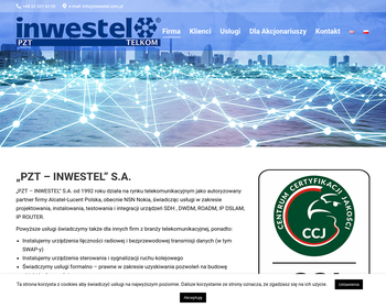 PZT - INWESTEL S A_