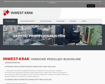 Inwest-Krak  Zakład Techniczny Obsługi Budownictwa  Nadzór Inwestorski  Szczepanowicz Marian_