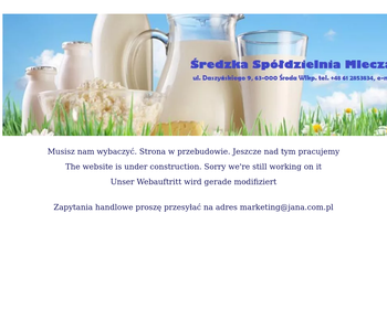 Średzka Spółdzielnia Mleczarska JANA_