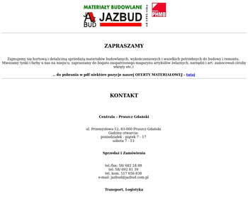 JAZBUD - materiały budowlane_ Pruszcz Gdańsk