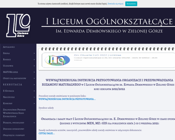 I Liceum Ogólnokształcące im  E  Dembowskiego_