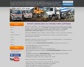Jupitrans  Usługi transportowe_