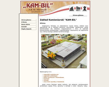 Zakład Kamieniarski KAM-BIL  - Nysa_