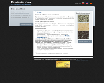 Chmielowski Z  Kamieniarstwo budowlano - nagrobkowe_