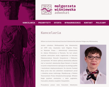 Adwokat Małgorzata Wiśniewska_
