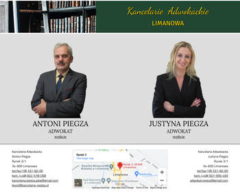 Piegza Antoni_ adwokat  Kancelaria adwokacka
