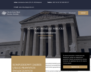 Adwokat Ireneusz Mikucki  Kancelaria adwokacka_