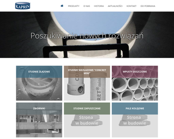 Kaprin Sp  z o o  Producent prefabrykatów betonowych_