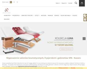 Kazaro Zaopatrzenie zakładów fryzjerskich i kosmetycznych w meble fryzjerskie i kosmetyczne_