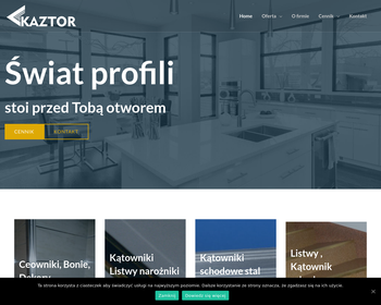 Kaztor Listwy Kątowniki Profile Balustrady Poręcze mosiężne i nierdzewne_