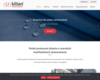 Kilian - ptoducent dzianin i polaru_