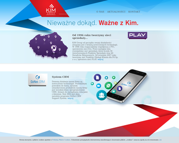 KiM S A  Oferujemy usługi internetowe: łącza_ sieci osiedlowe i firmowe oraz projektowanie i wykonanie witryn