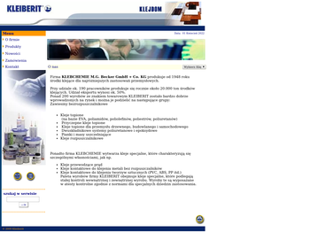 Klejdom sp j  Autoryzowany przedstawiciel Kleiberit_ Rosner