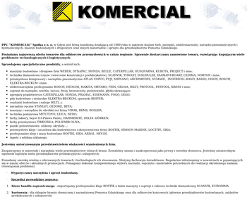Przedsiębiorstwo Produkcyjno-Usługowe KOMERCIAL Sp  z o o_