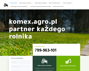 M K  Komex  Sprzedaż opału i materiałów budowlanych  Skup zbóż_