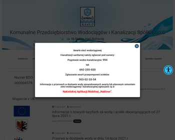 Komunalne Przedsiębiorstwo Wodociągów i Kanalizacji Sp  z o o  w Nakle_
