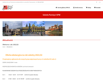 Szkoła Pamięci Wojakowskich - Oddział_