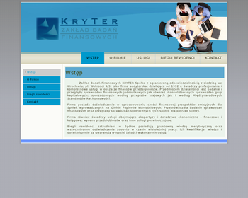 Kryter Sp  z o o  Audyt - badanie sprawozdań finansowych_