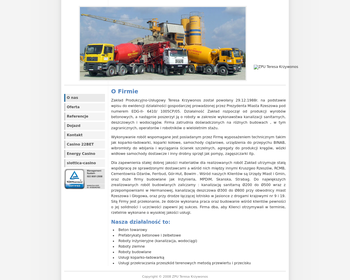 Krzywonos Władysław  Producent wyrobów betonowych_ beton towarowy