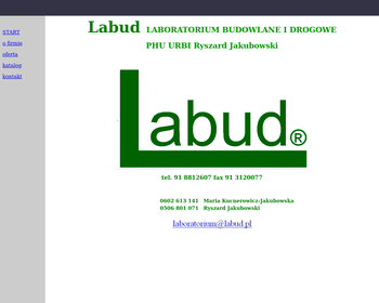 Laboratorium Badawcze Materiałów Budowlanych LABUD-BARG Sp  z_