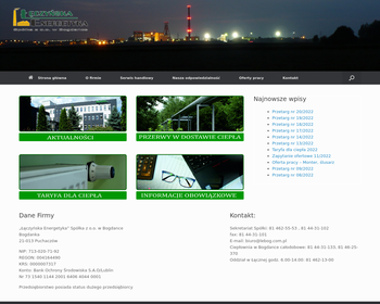 Łęczyńska Energetyka Sp  z o o  w Bogdance_