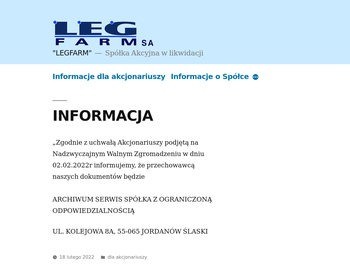 LEGFARM SA_