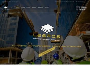 Legros PŁYTY DROGOWE ŚCIANY OPOROWE_