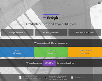 Przedsiębiorstwo Produkcyjno-Usługowe Łężyk Zygmunt_