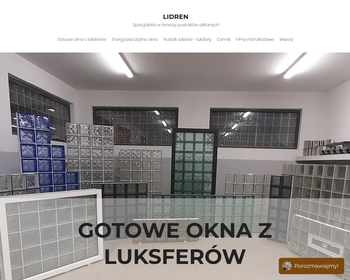 LIDREN - pustaki szklane_