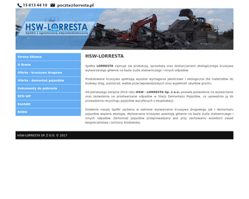 HSW-Lorresta Sp  z o o_
