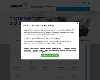 Mańka  Materiały budowlane_ beton towarowy