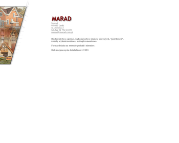 Przedsiębiorstwo Produkcyjno-Usługowo-Handlowe MARAD Sp  z o o_