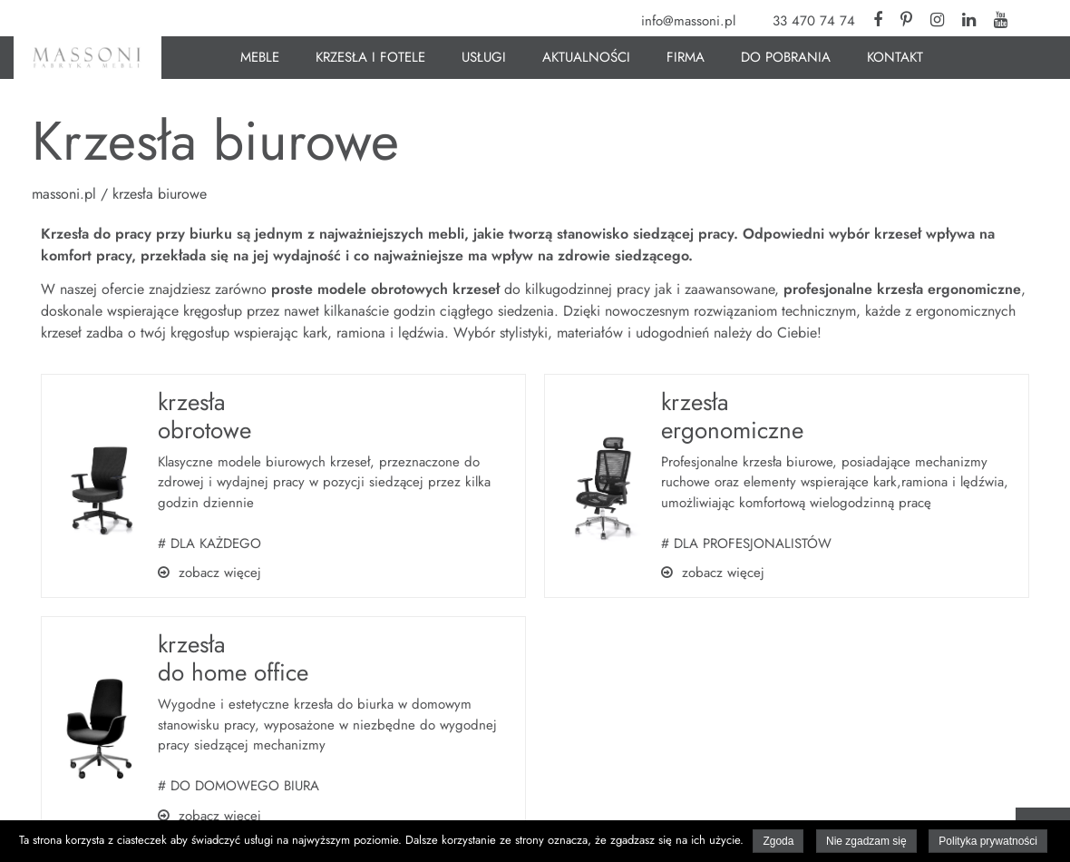 Krzesła biurowe w cenie producenta__Ergonomiczne krzesła biurowe