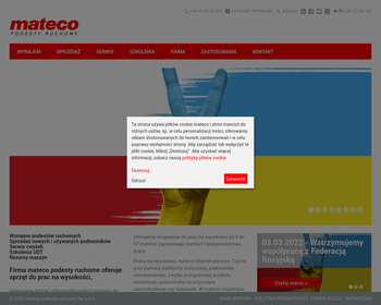 MATECO Podesty Ruchome Sp  z o o_