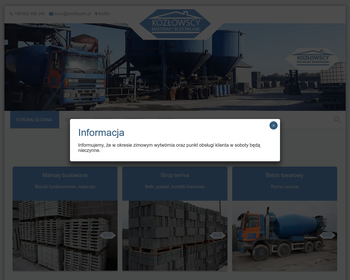 Kozłowski i Kozłowski  Wytwórnia materiałów budowlanych_