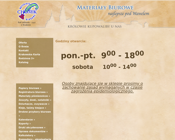 Materiały Biurowe CHOMIK_