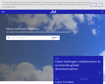 JOHNSON MATTHEY PLC Sp  z o o_
