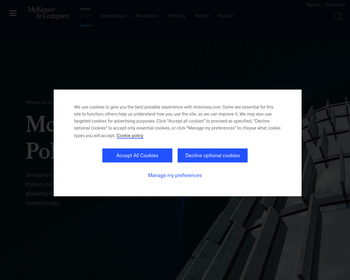 McKinsey iamp; Company Poland Sp  z o o_