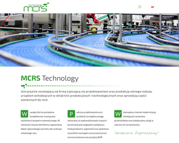 MCRS Technology - rozwiązania transportu wewnętrznego_