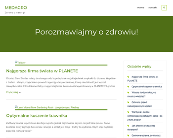 MEDAGRO INTERNATIONAL Sp  z o o  Dystrybucja leków; organizowanie i monitorowanie badań klinicznych leków; organizowanie konferencji i sympozjów - mazowieckie_