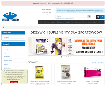 Internetowy Sklep Kulturystyczny_